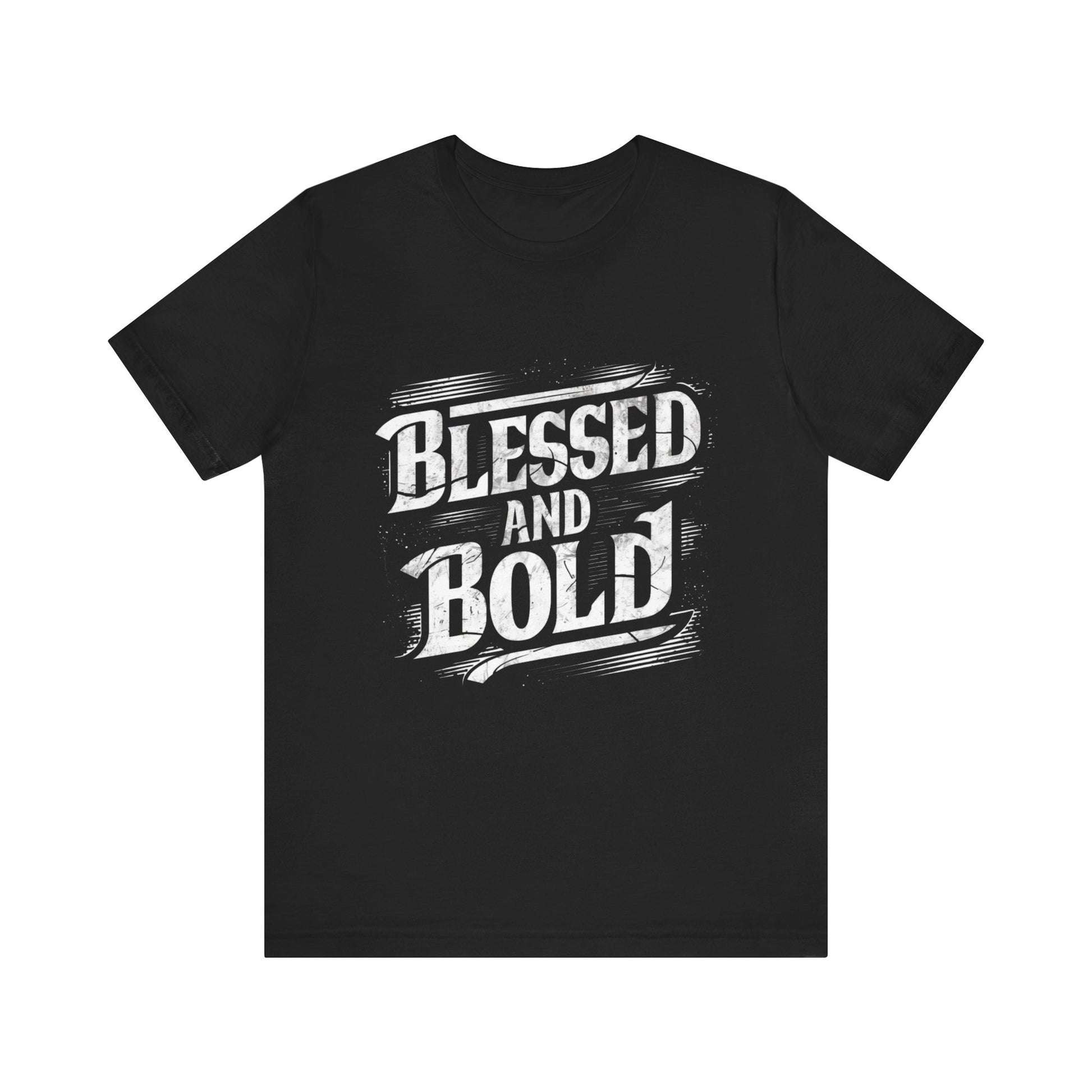 Blessed And Bold Jersey Short Sleeve Tee For Women - EvoFash 