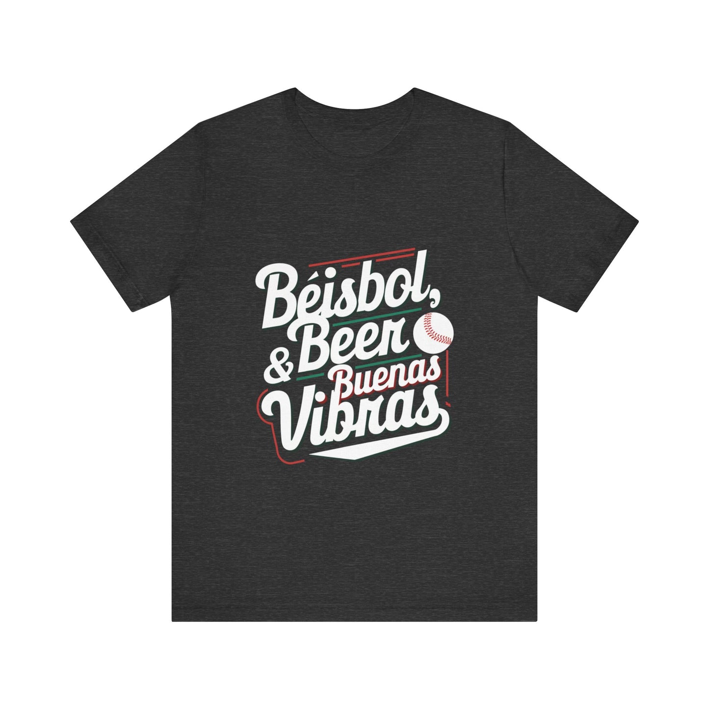 Beisbol Been Buenas Vibras Jersey Short Sleeve Tee For Men - EvoFash 