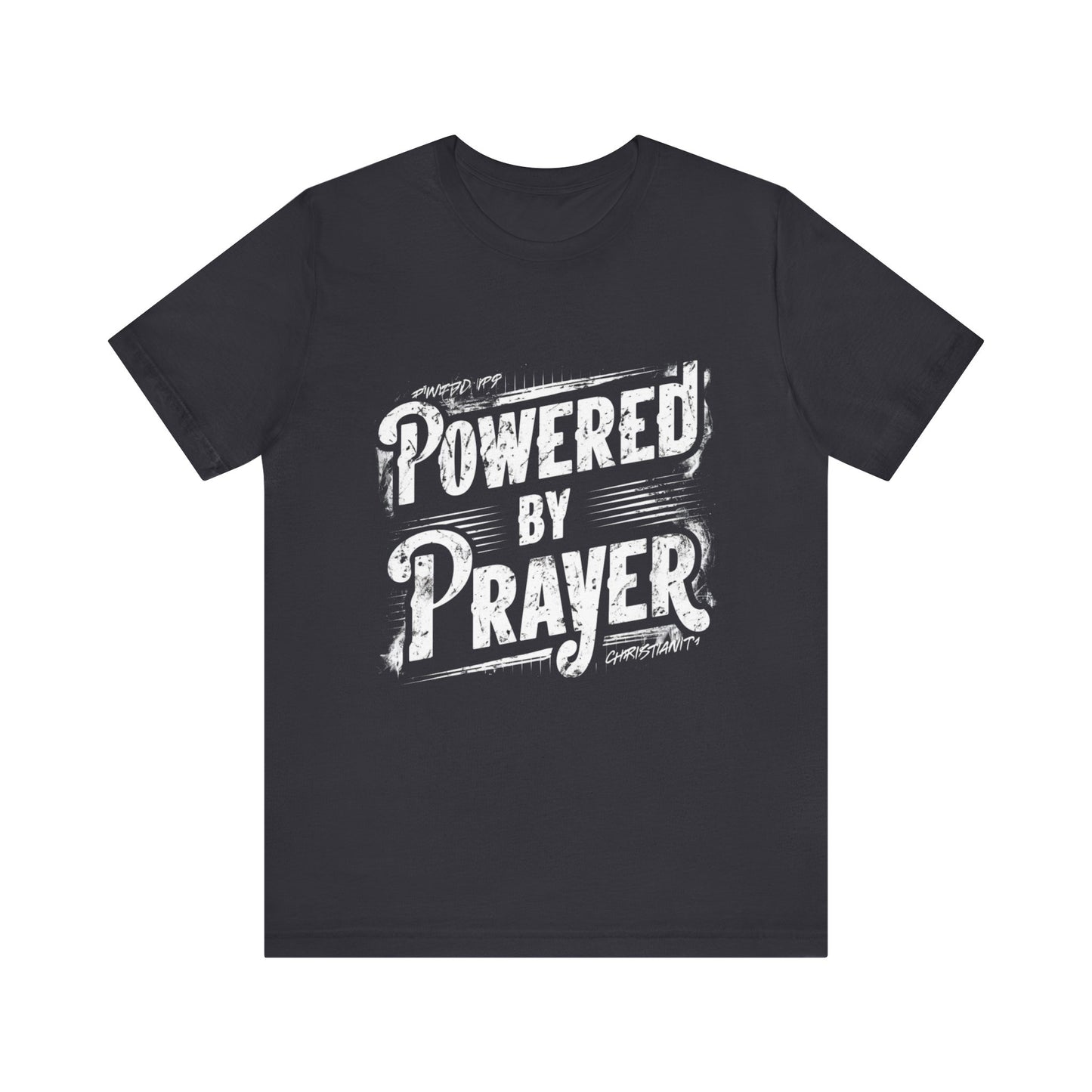 Powered By Prayer Jersey Short Sleeve Tee For Men - EvoFash 