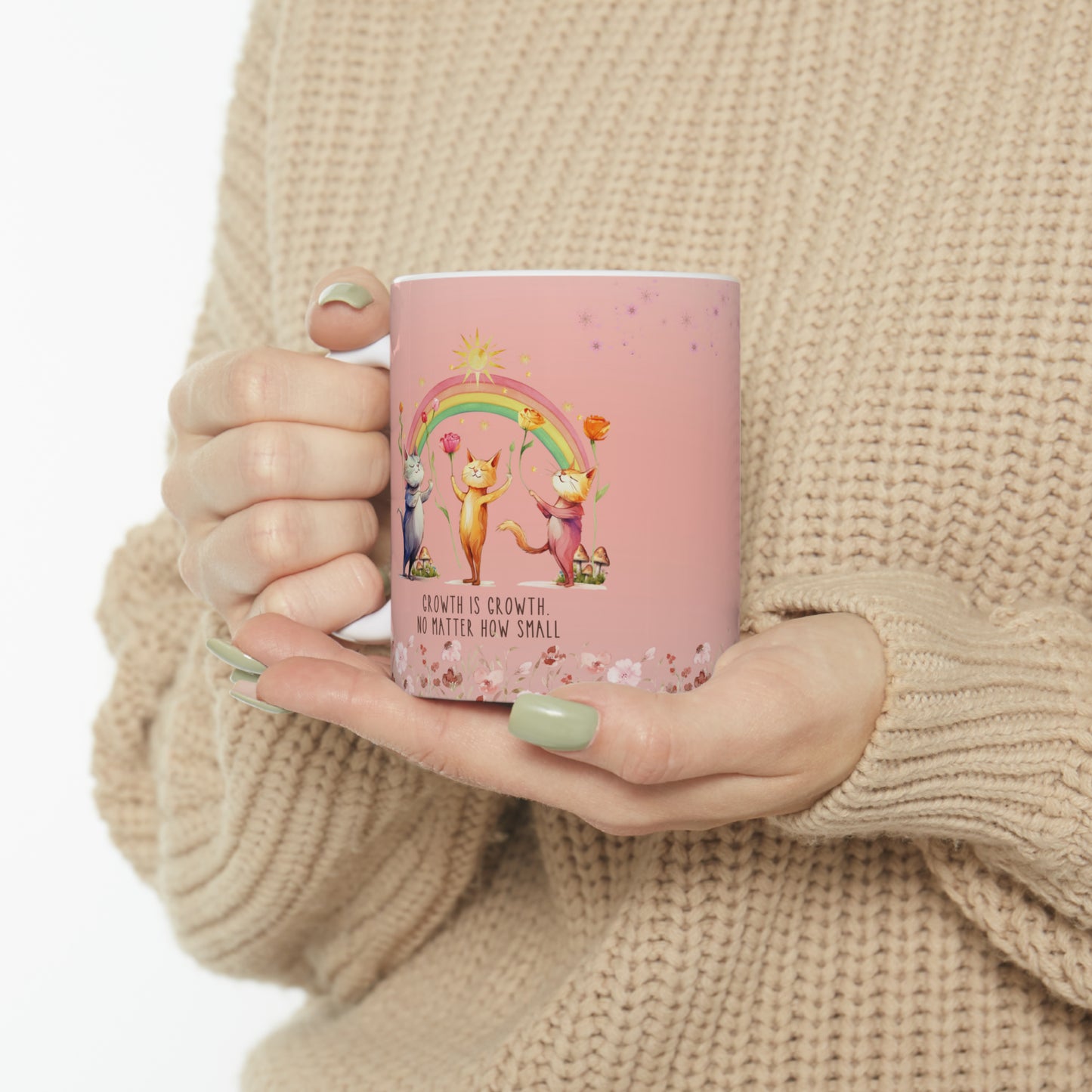 Growth Is Growth, No Matter How Small - Spring Mug