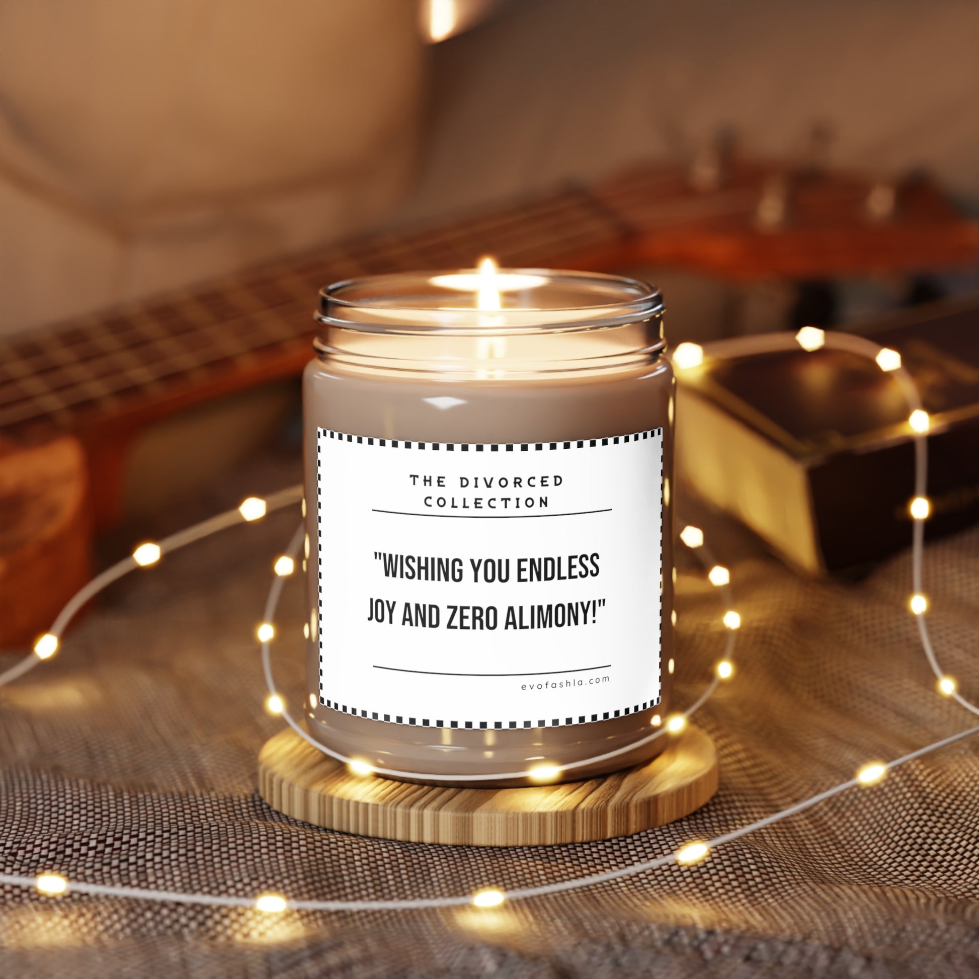 Wishing You Endless Joy And Zero Alimony Scented Candles, 9oz - EvoFash 