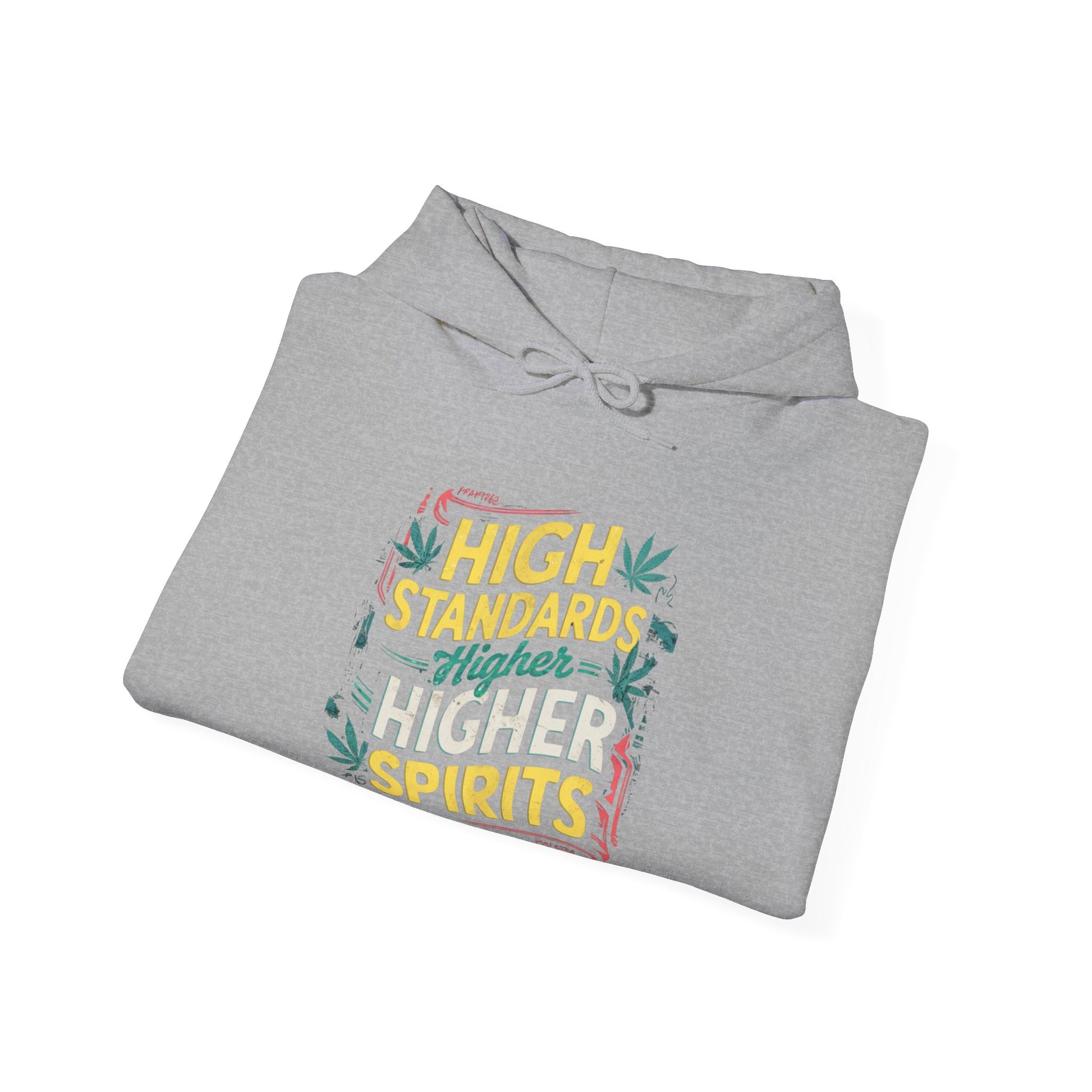 High Standards Higher Spirits Unisex Heavy Blend™ Hooded Sweatshirt - EvoFash 