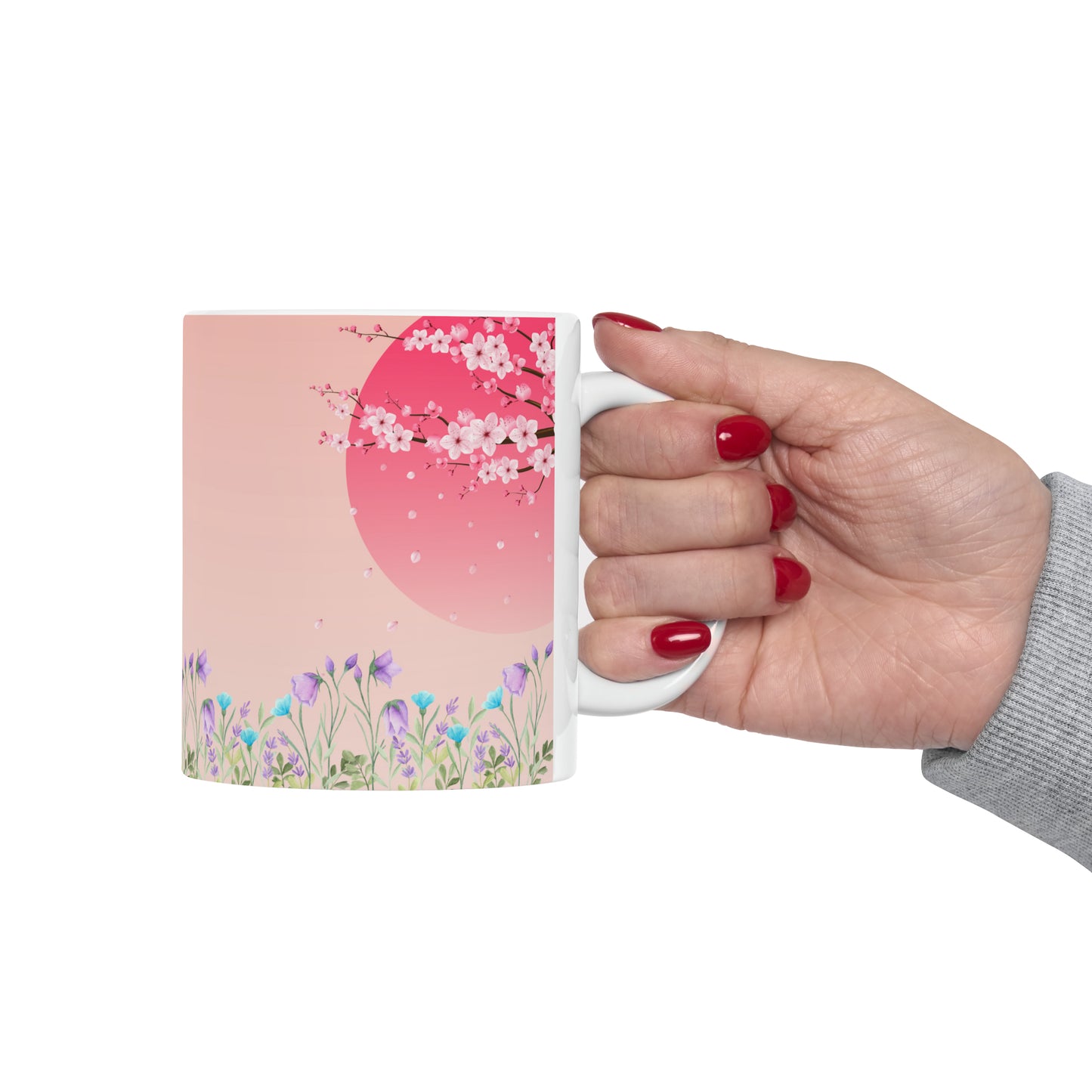 Inspired by Spring: Irresistible Butterfly Letter I - Spring Mug