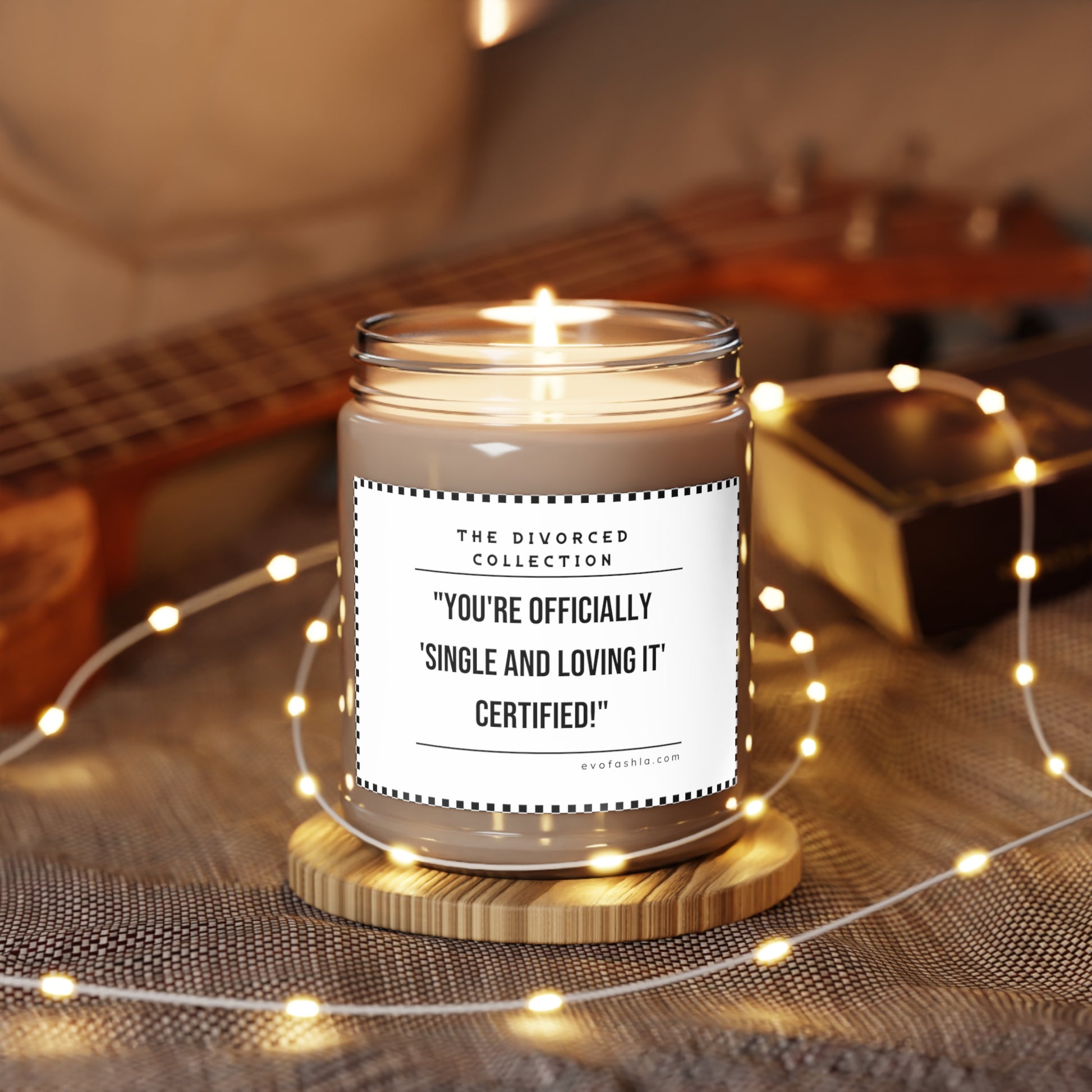 You're Officially Single And Loving It Certified Scented Candles, 9oz - EvoFash 