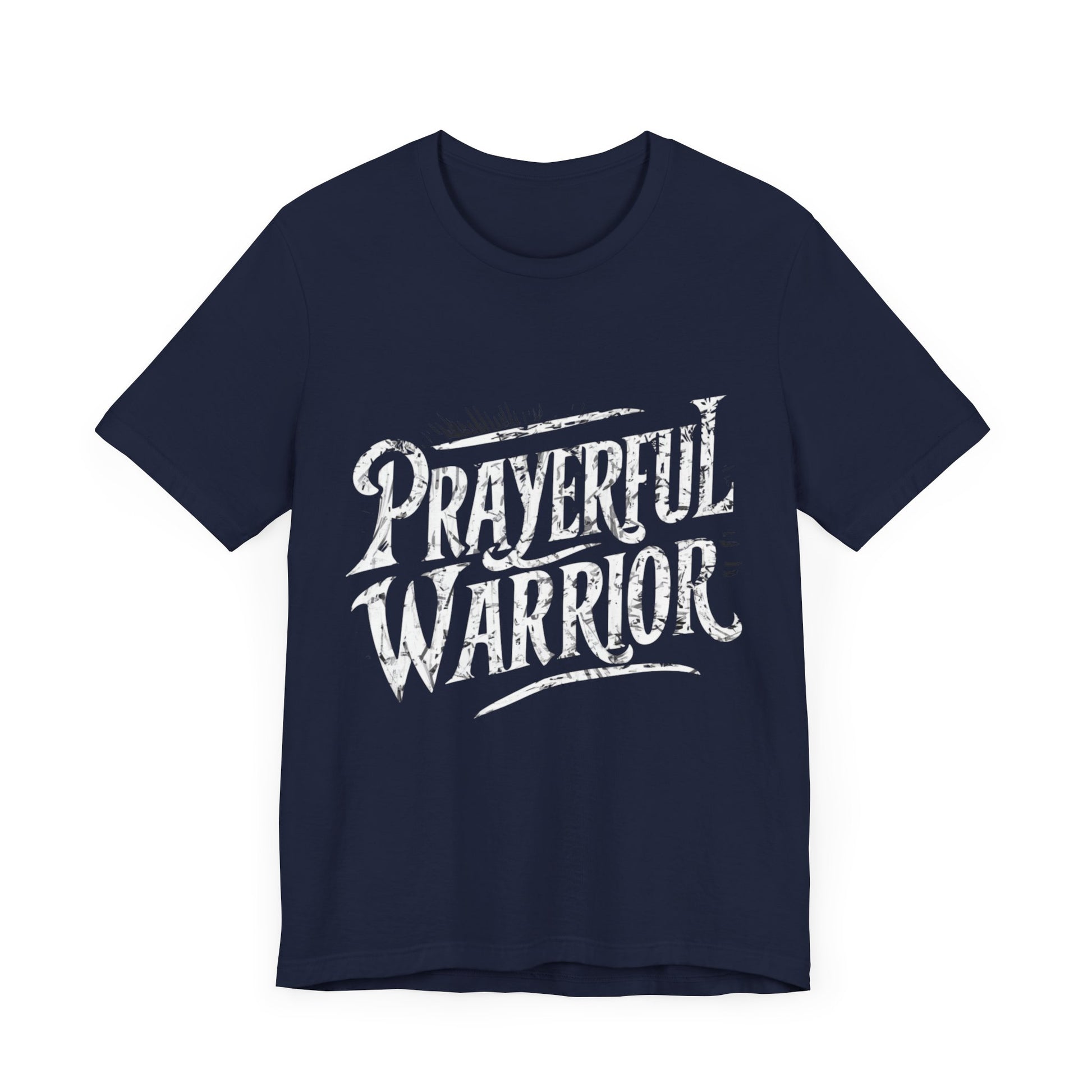 Prayerful Warrior Jersey Short Sleeve Tee For Women - EvoFash 