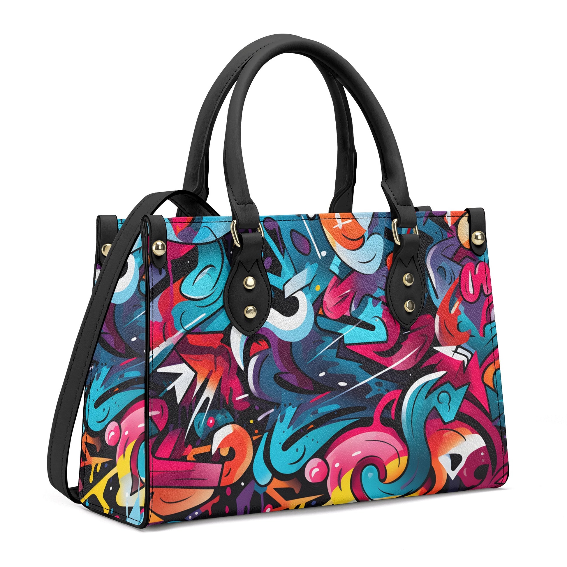 Graffiti Art Pattern 1 Shoulder Strap Handbag - EvoFash 