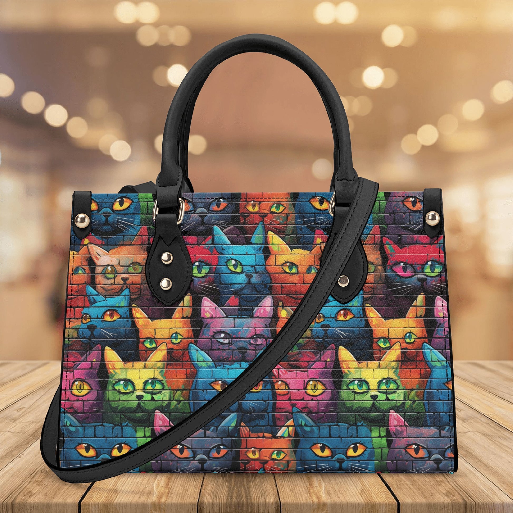 Street Art Cat 21 Women Handbag - EvoFash 