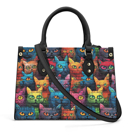 Street Art Cat 21 Women Handbag - EvoFash 