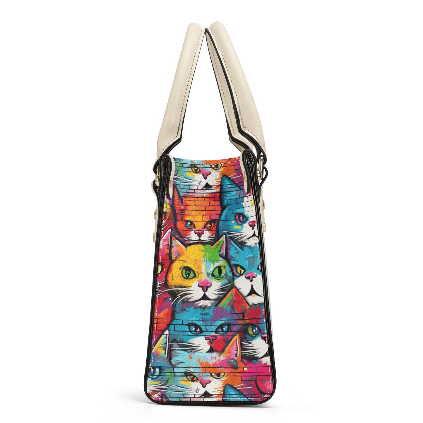 Steet Cat Sally Pattern 1 Shoulder Strap Handbag - EvoFash 