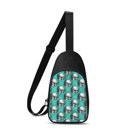 Green Skull 32 Crossbody Fannie Pack - EvoFash 