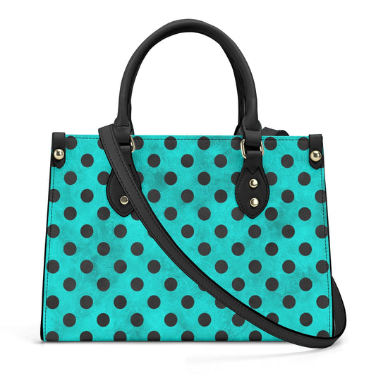 Polka Dot Top Handle Women Handbag - EvoFash 