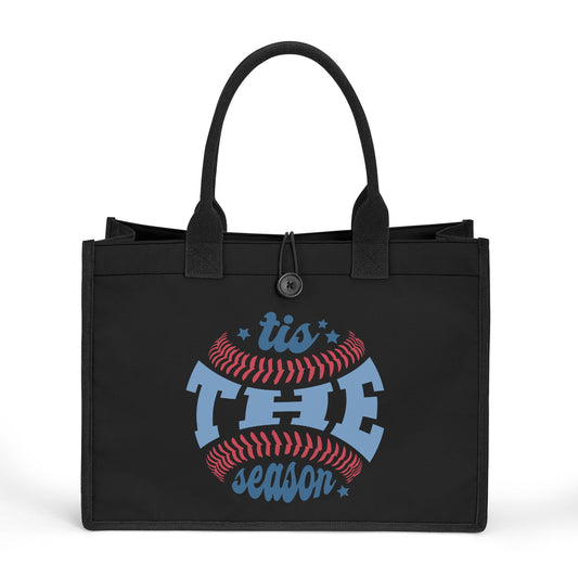 This is The Season Baseball Sports Canvas Tote Bag - EvoFash 