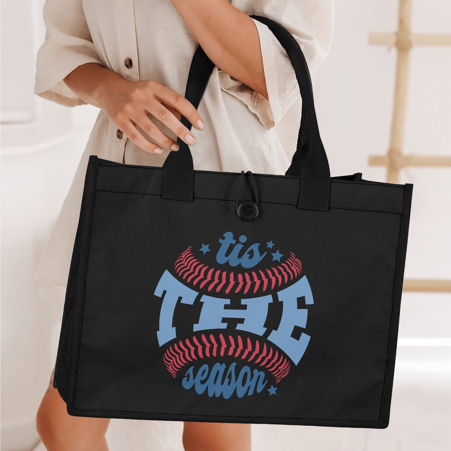 This is The Season Baseball Sports Canvas Tote Bag - EvoFash 