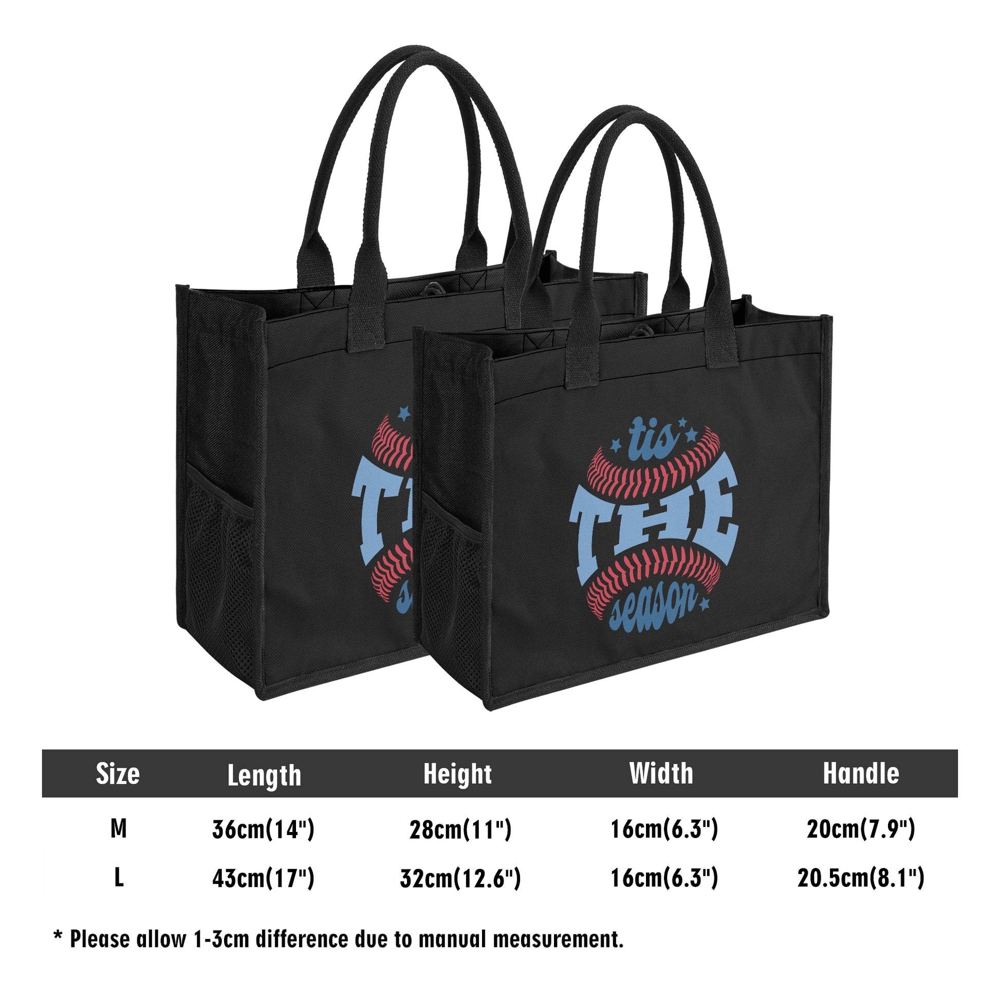 This is The Season Baseball Sports Canvas Tote Bag - EvoFash 