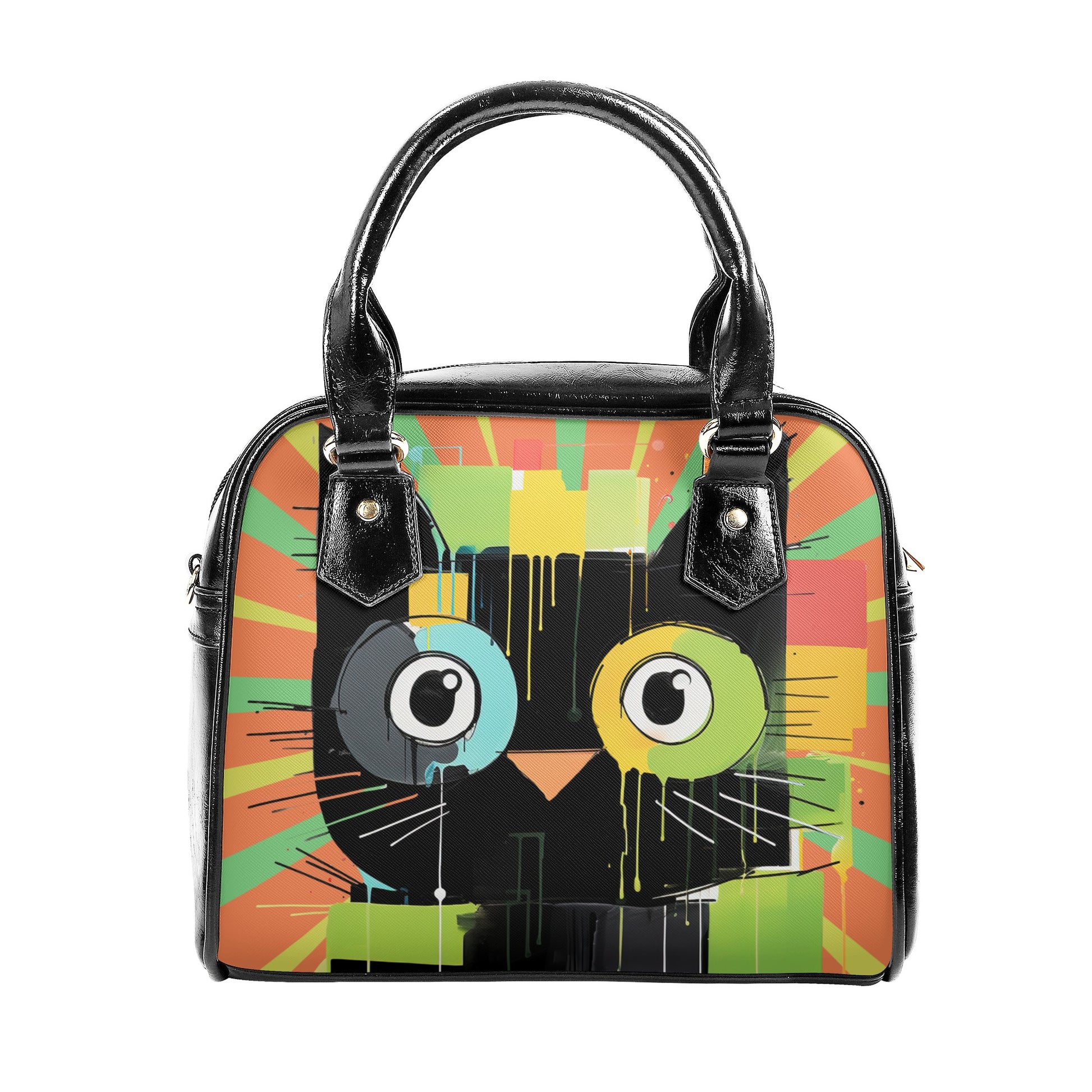 Pop Art CAt 3 Shoulder Handbag - EvoFash 