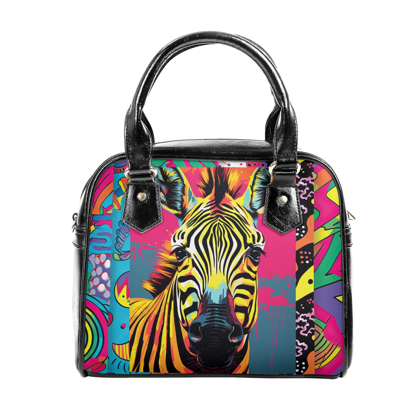 PoP Art ZebraShoulder Handbag - EvoFash 