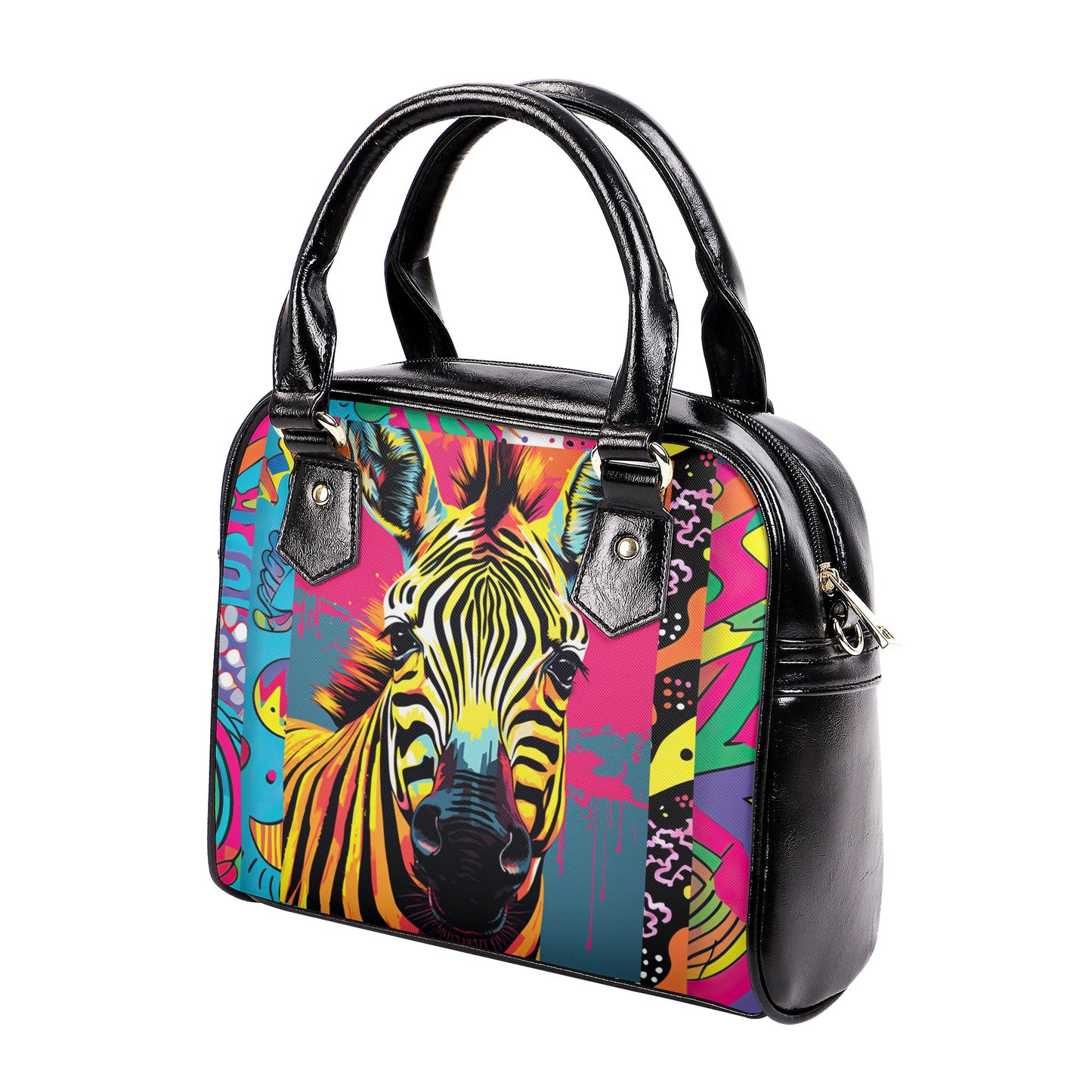 PoP Art ZebraShoulder Handbag - EvoFash 