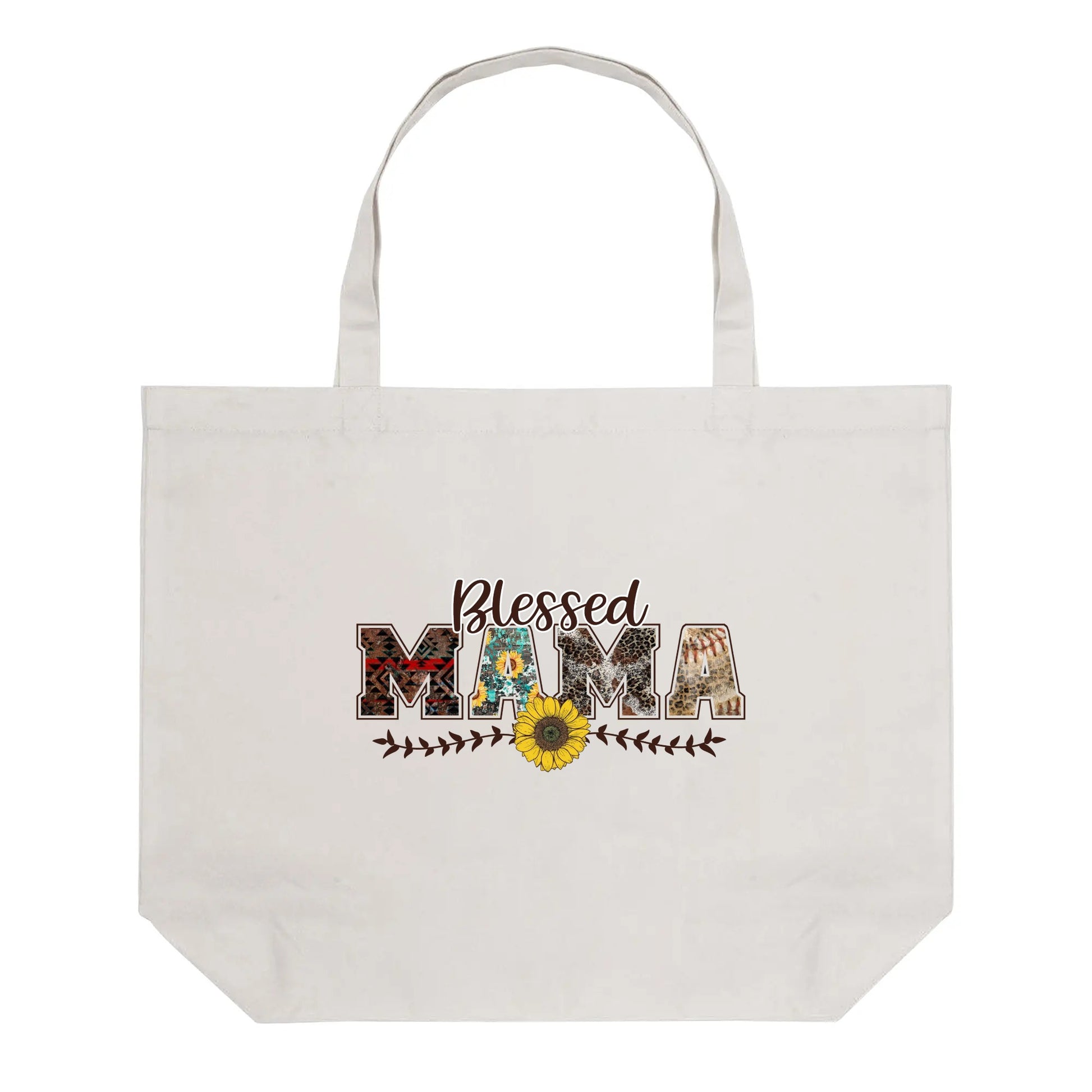 Blessed Mama Cotton Tote Bag - EvoFash 