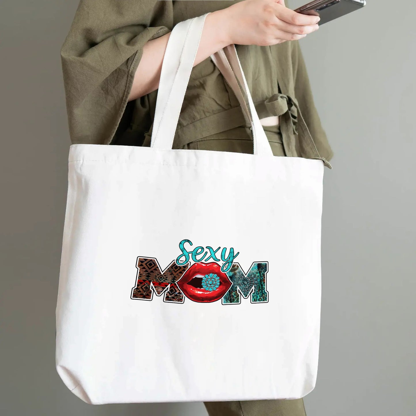 Sexy Mom Cotton Tote Bag