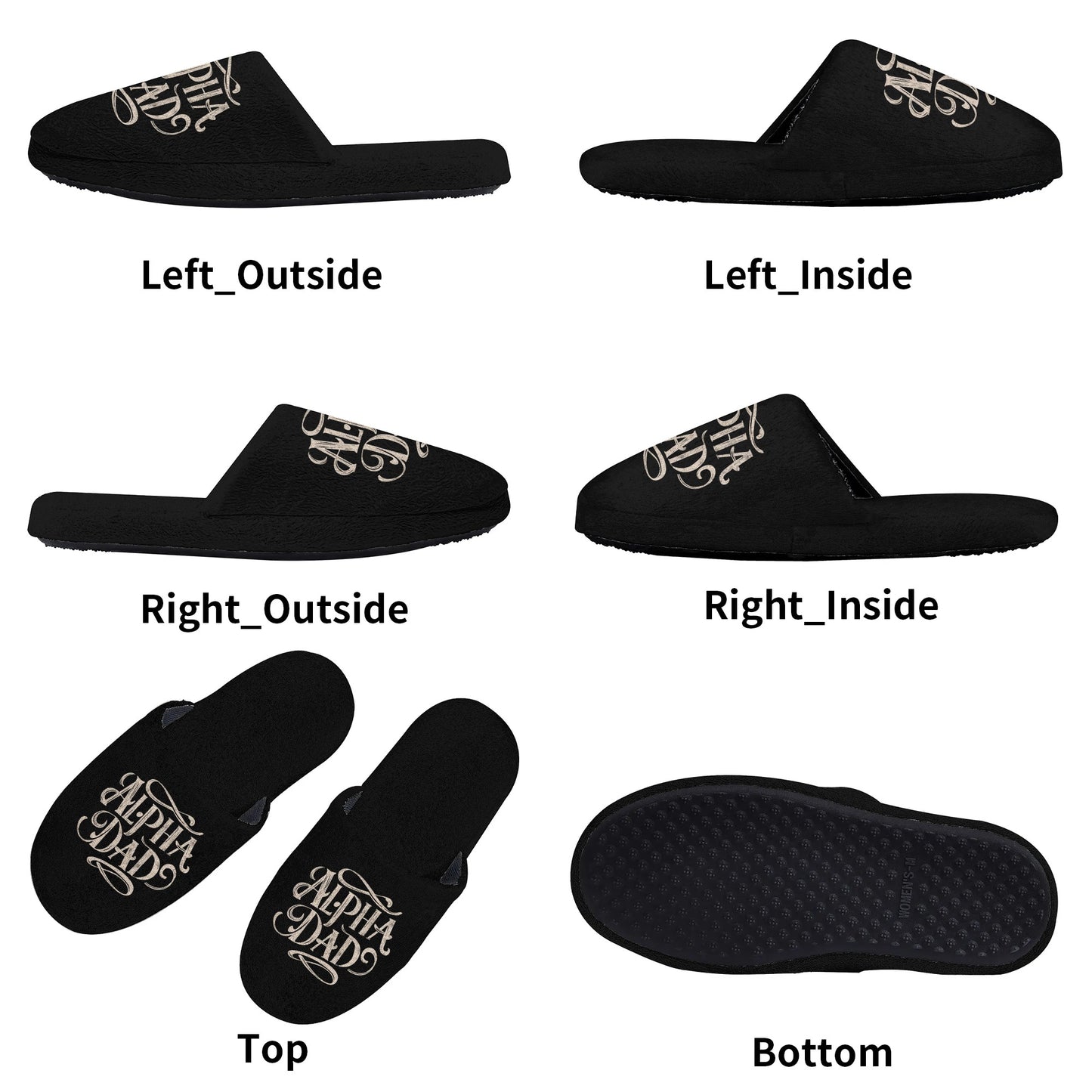 Alpha Dad Sleepwear Mens Slippers