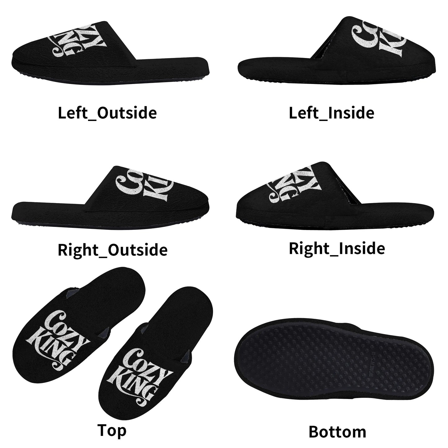 Cozy King Sleepwear Mens Slippers