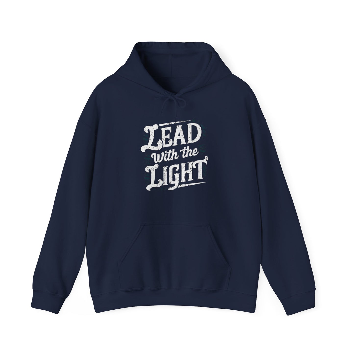 Lead With The Light Unisex Heavy Blend™ Hooded Sweatshirt - EvoFash 