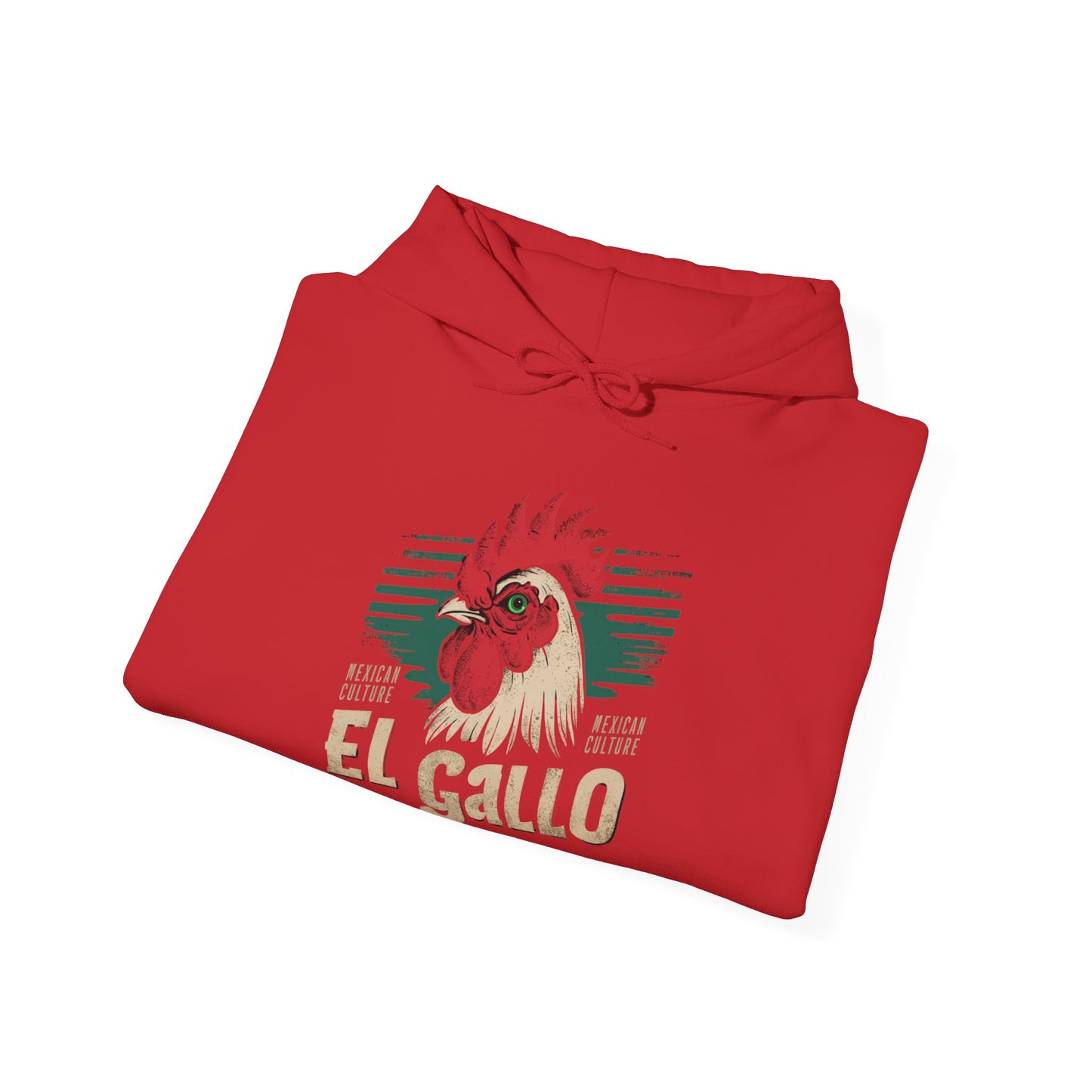 El Gallo Powered Unisex Heavy Blend™ Hooded Sweatshirt - EvoFash 