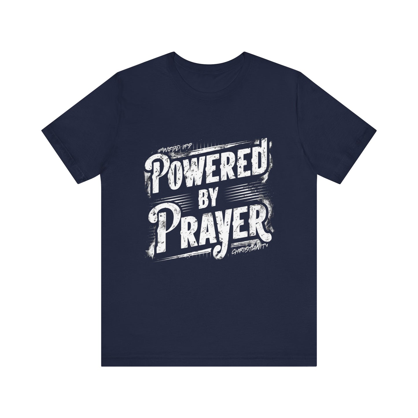 Powered By Prayer Jersey Short Sleeve Tee For Men