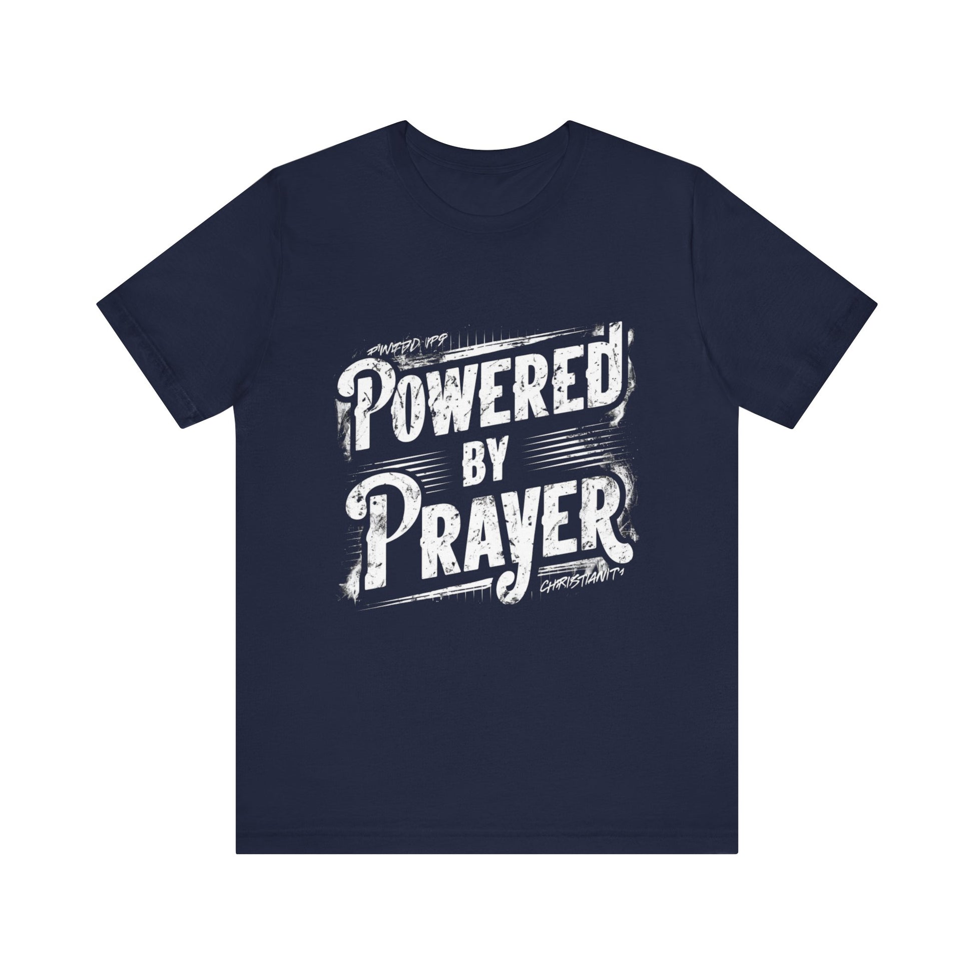 Powered By Prayer Jersey Short Sleeve Tee For Men - EvoFash 