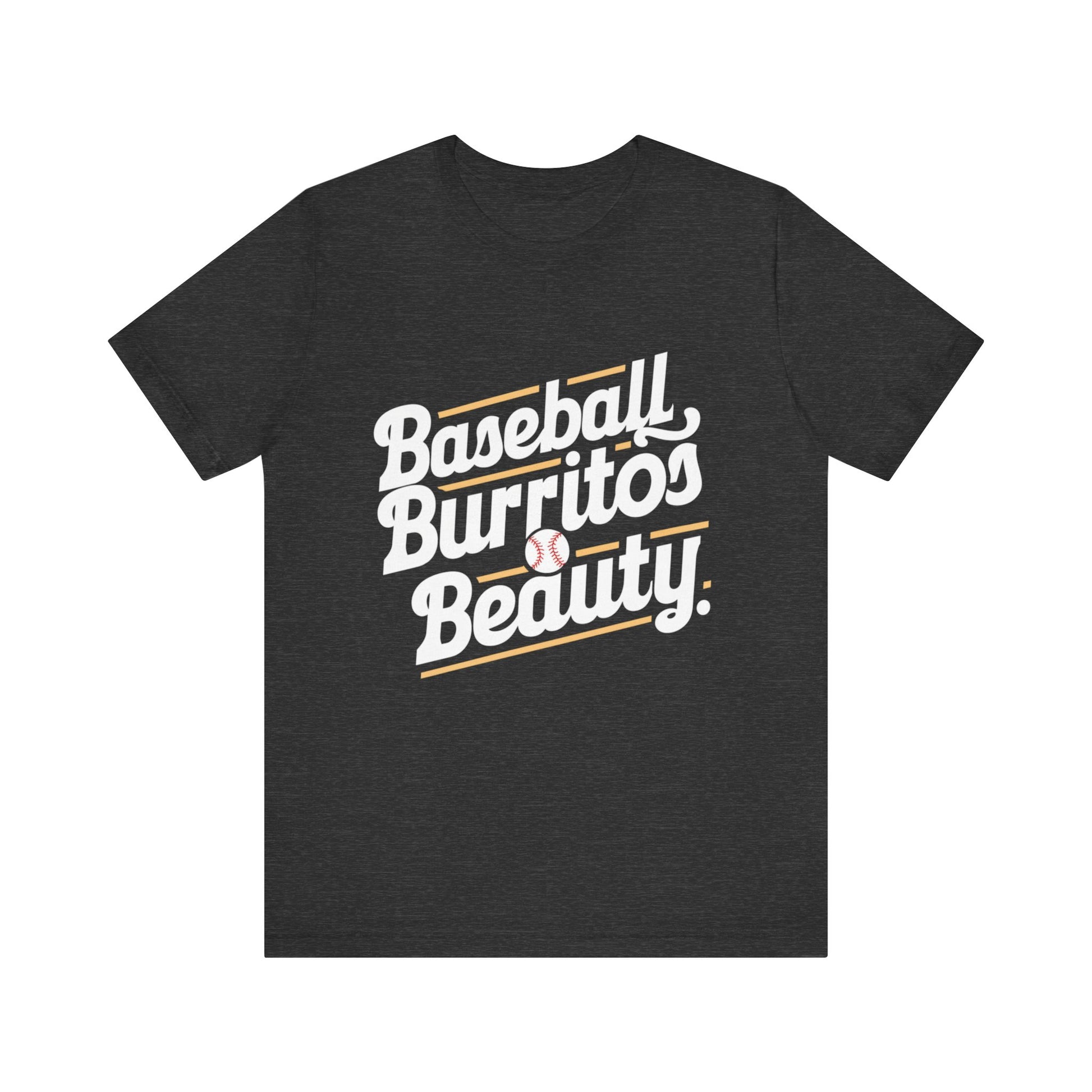 Baseball Burritos Beauty Jersey Short Sleeve Tee For Men - EvoFash 