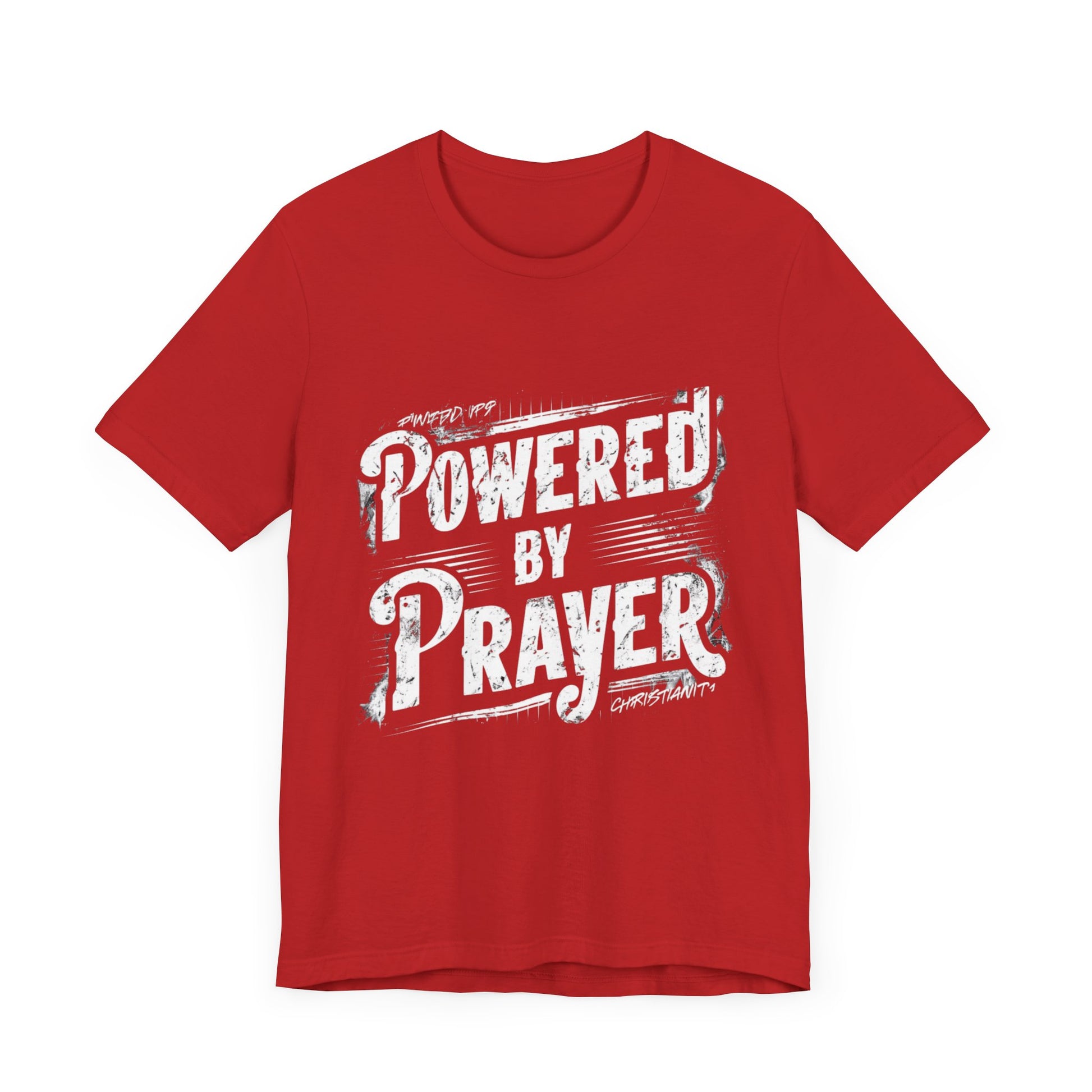 Powered By Prayer Jersey Short Sleeve Tee For Men - EvoFash 