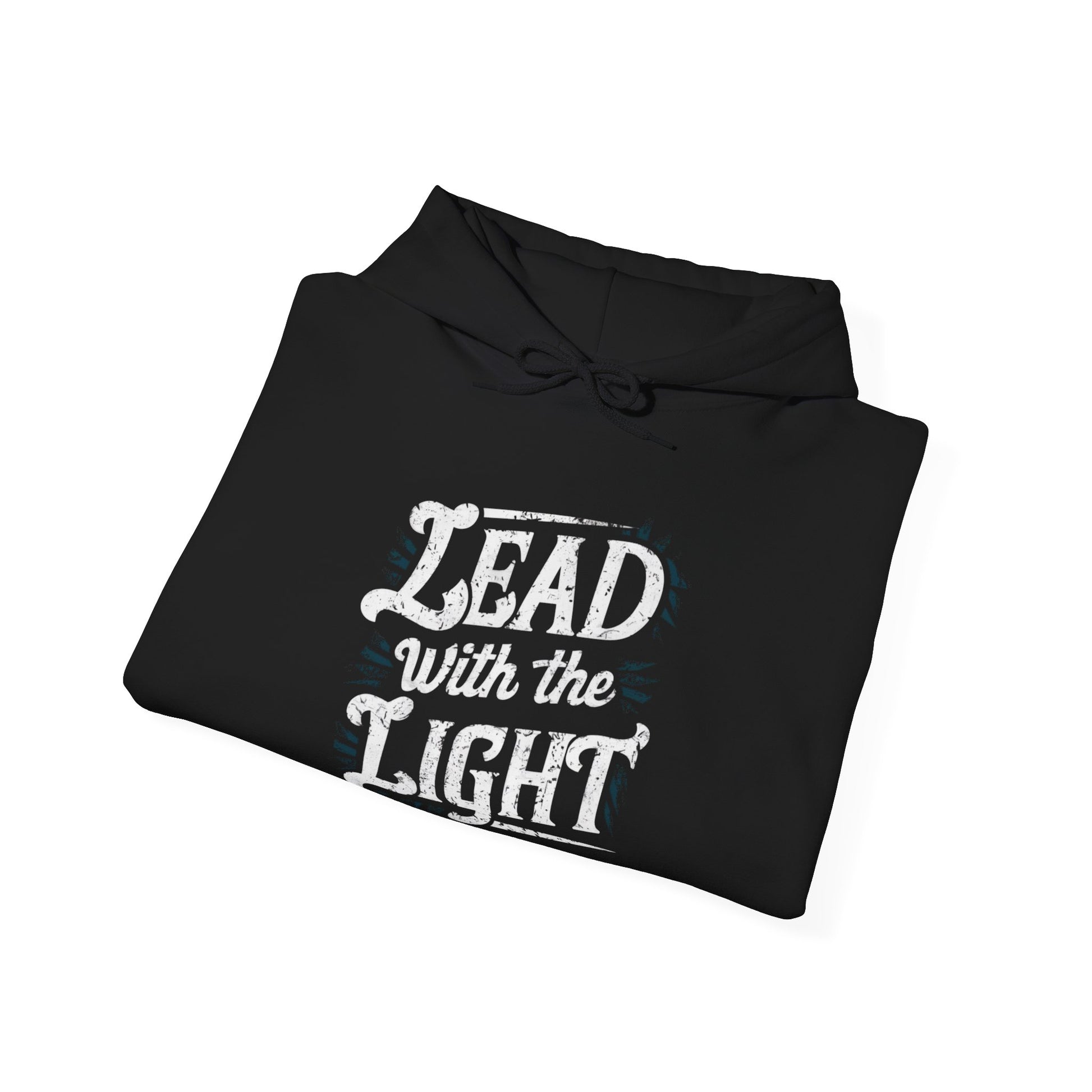 Lead With The Light Unisex Heavy Blend™ Hooded Sweatshirt - EvoFash 