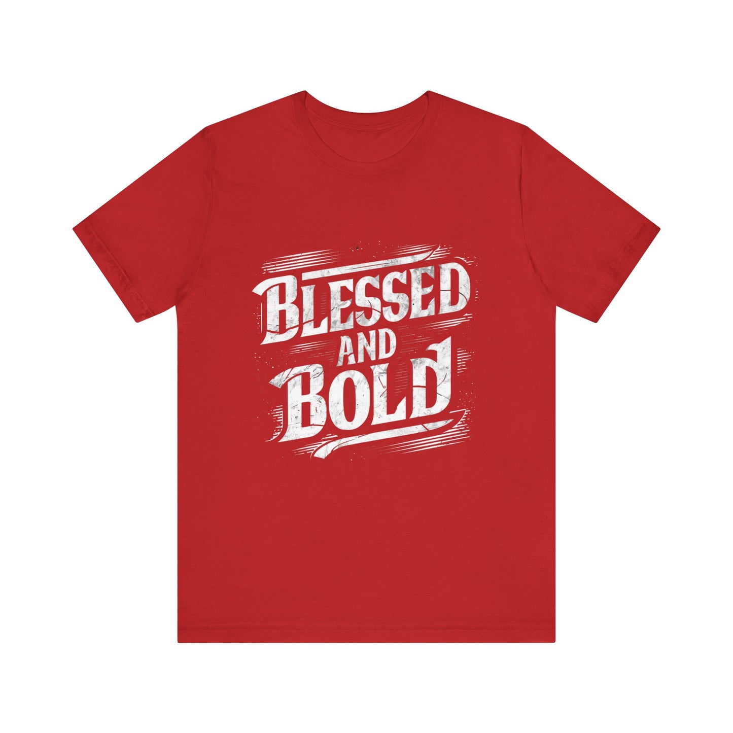 Blessed And Bold Jersey Short Sleeve Tee For Women - EvoFash 