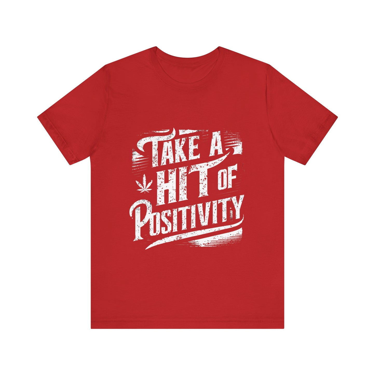 Take A Hit Of Positivity Jersey Short Sleeve Tee For Women