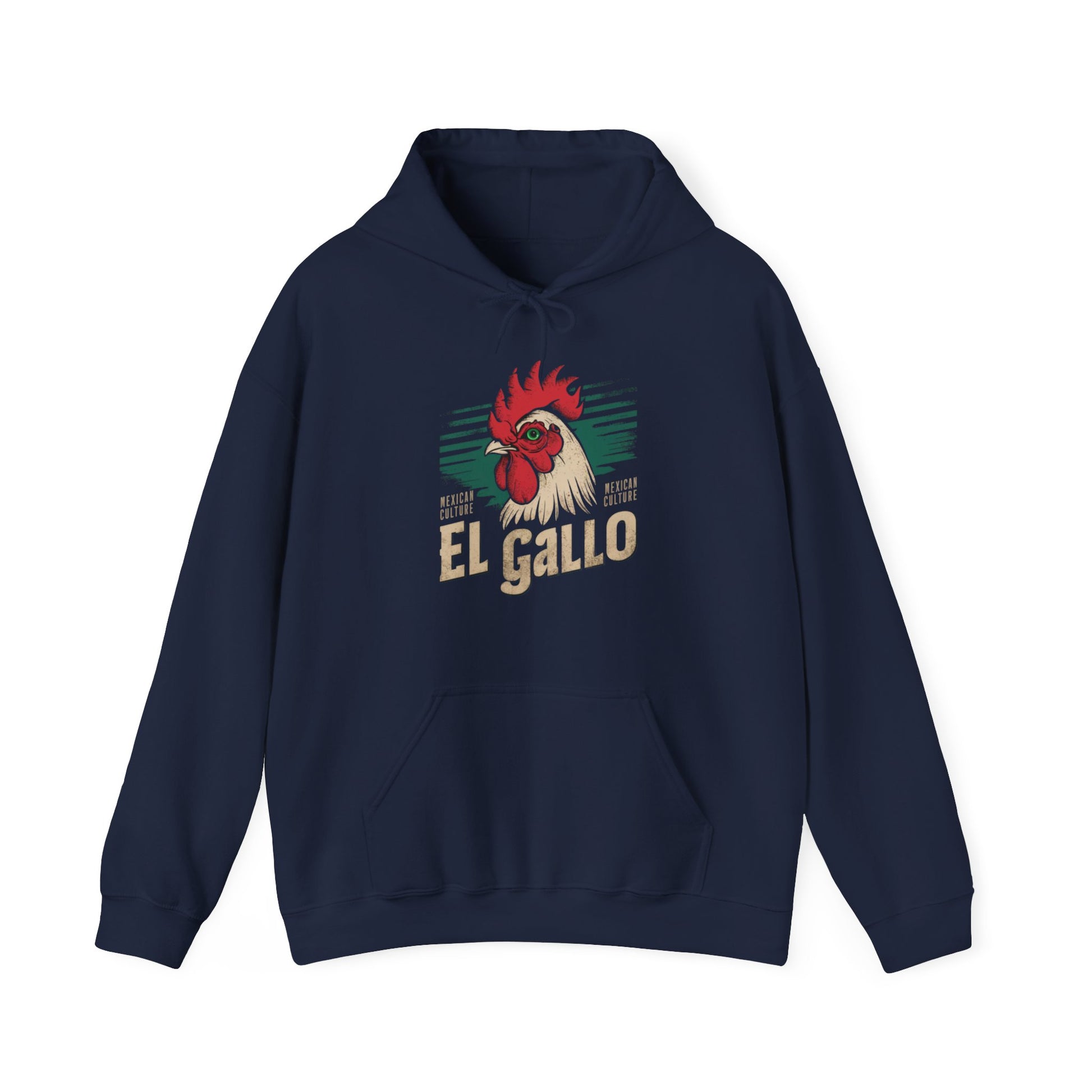 El Gallo Powered Unisex Heavy Blend™ Hooded Sweatshirt - EvoFash 