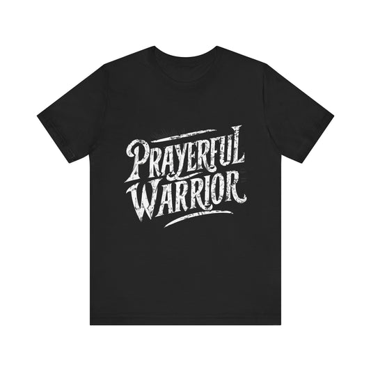 Prayerful Warrior Jersey Short Sleeve Tee For Women